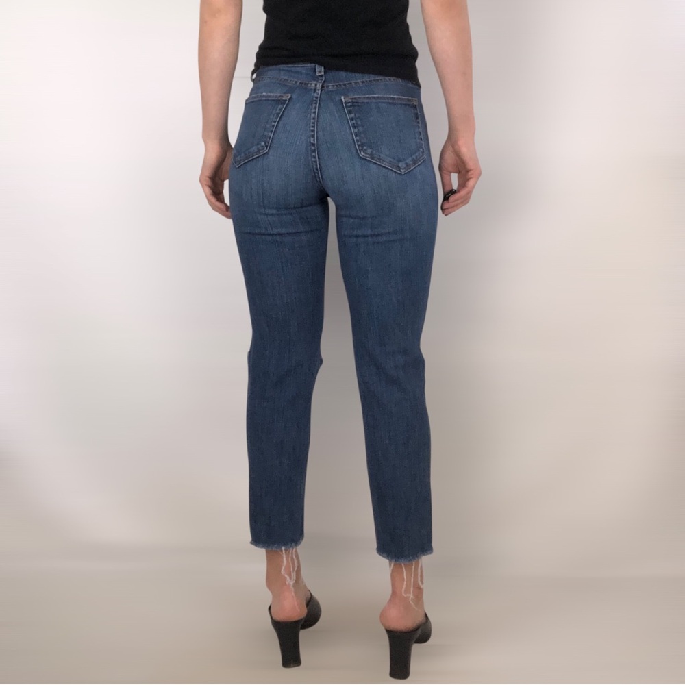 L’AGENCE Audrina Straight‎ High Rise Classic Vintage Worn Destruct Size 25 - Picture 3 of 7